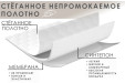 Стеганное полотно с мембранной 100% хлопок (поплин)